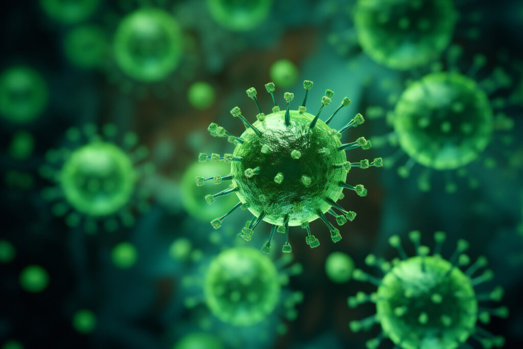 3d rendered illustration of a virus